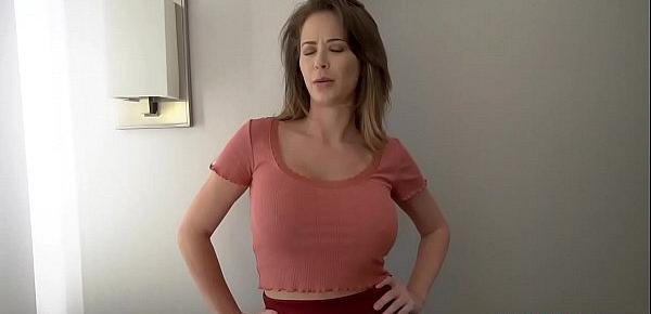  Pretty stepmom thought about guys cock and got caught